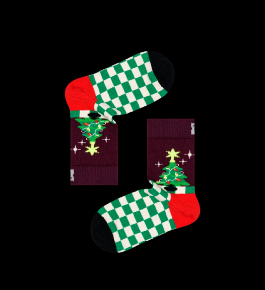 Kinder Happy Socks Socken | Kids Christmas Tree Sock