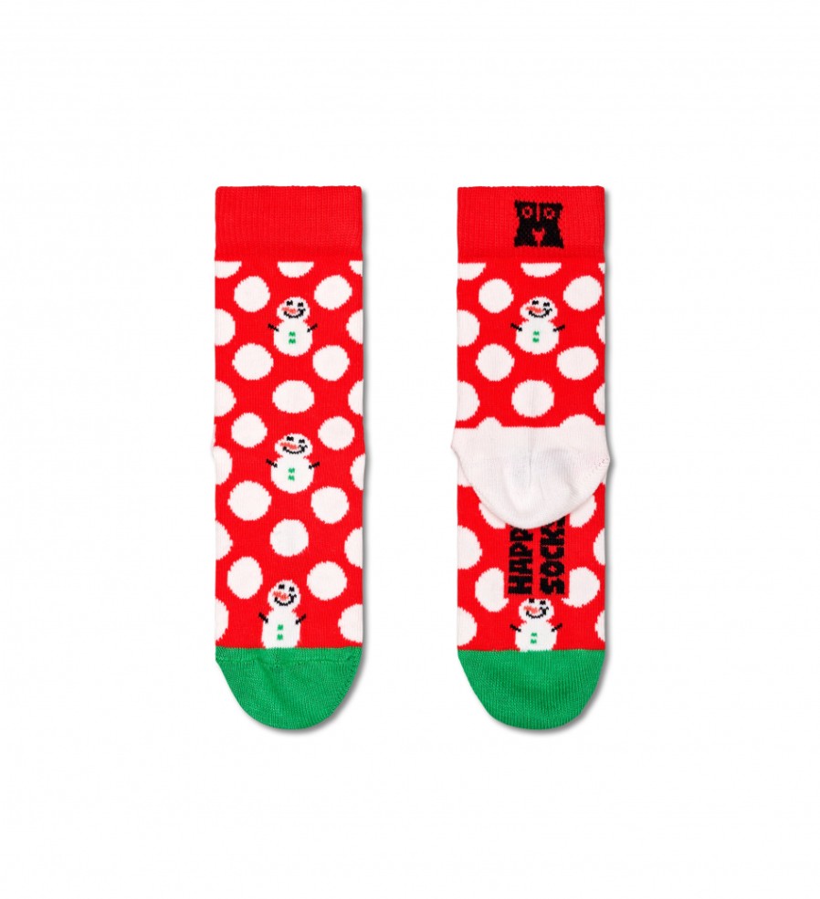 Kinder Happy Socks Socken | Kids Big Dot Snowman Sock