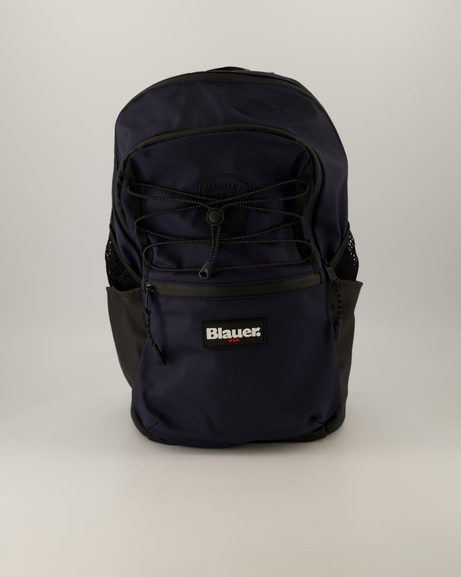 Herren Blauer Taschen & Rucksacke | Nylon Coated Cordura Backpack