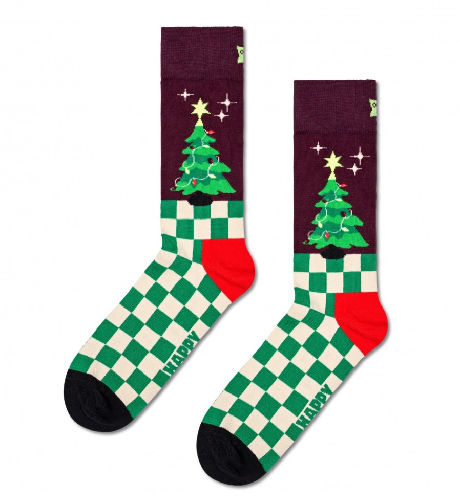 Damen Happy Socks Socken & Strumpfe | Christmas Tree Sock