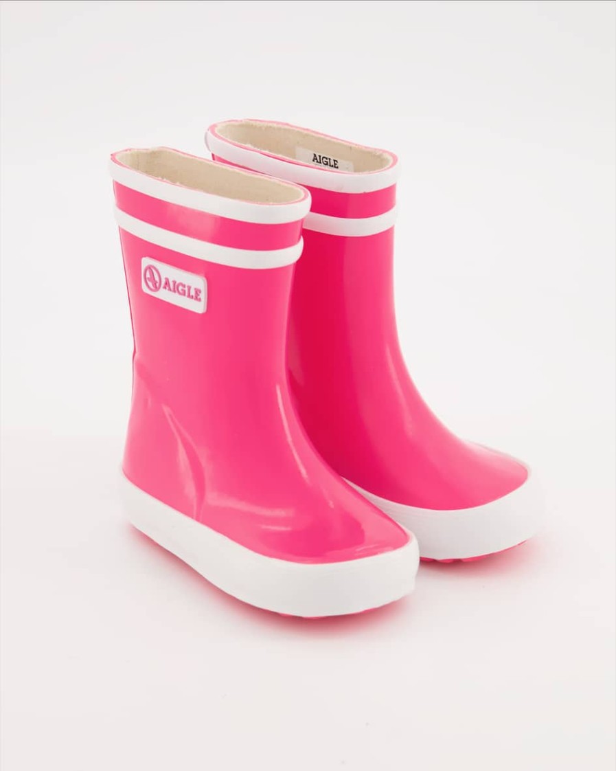 Kinder Aigle Gummistiefel | Baby Flac Neon