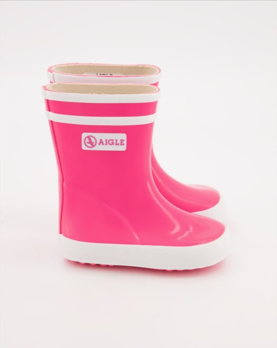 Kinder Aigle Gummistiefel | Baby Flac Neon