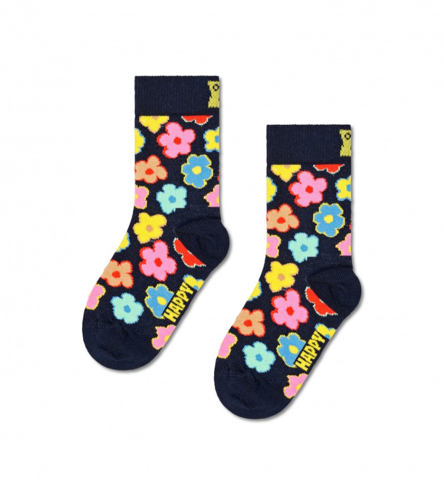 Kinder Happy Socks Socken | Kids Flower Sock