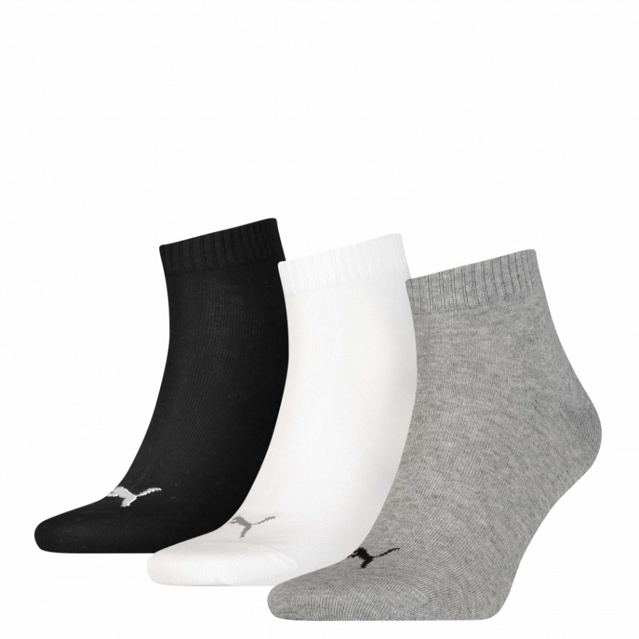 Damen Puma Socken & Strumpfe | Puma Unisex Quarter Plain 3P