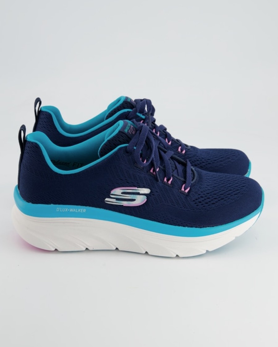 Damen Skechers Vegane Schuhe | Dlux Walker - Fresh Finesse